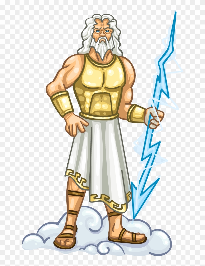 Mount Olympus Hades Zeus Poseidon Clip Art - Zeus Clipart #441269