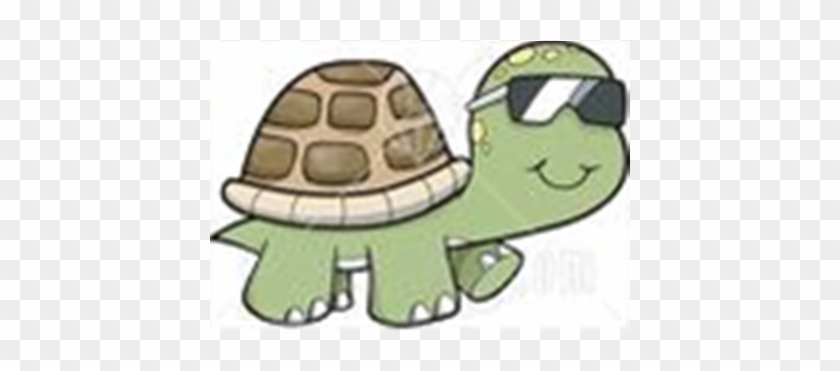 A Turtle Wearing Sunglasses - Cartoon Turtle With Glasses #441541
