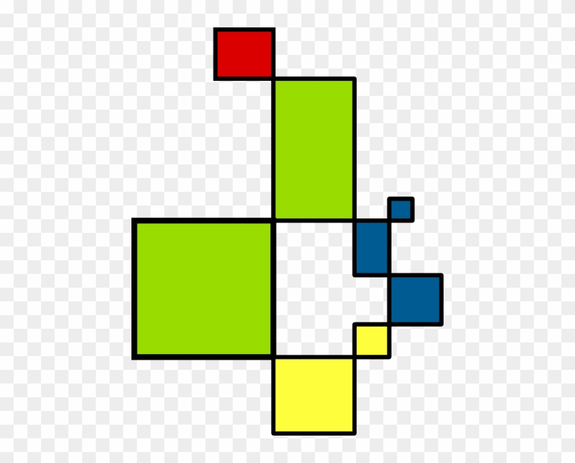 Base Ten Blocks Clipart - Colored Blocks Png #441543
