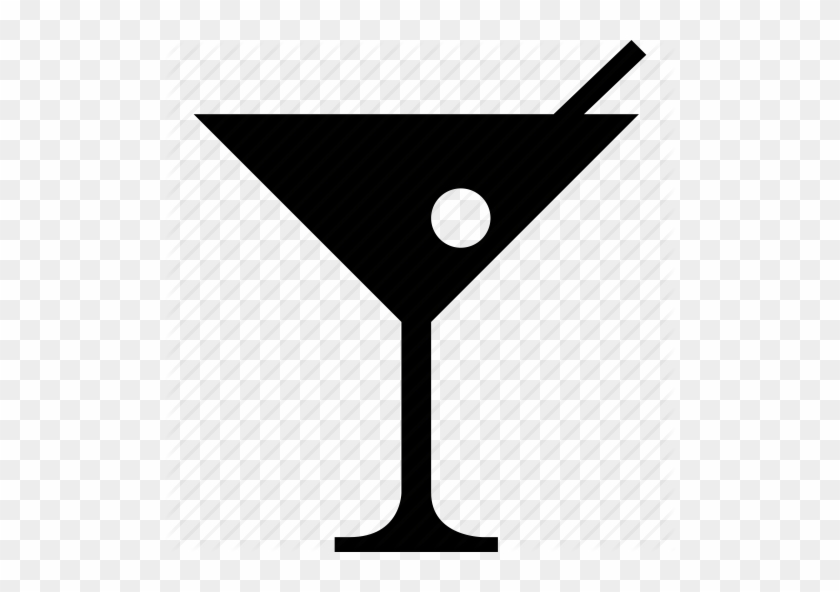 Alcohol, Cocktail, Glass, Martini, Martini Glass, Olive - Cocktail Glass Vector Png #441558
