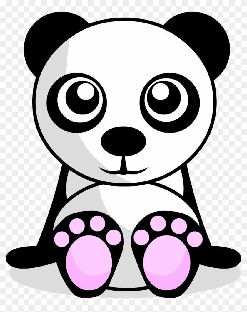 Cute Cartoon Drawings Of Pandas - Cute Panda Drawing Png - Free Transparent  PNG Clipart Images Download