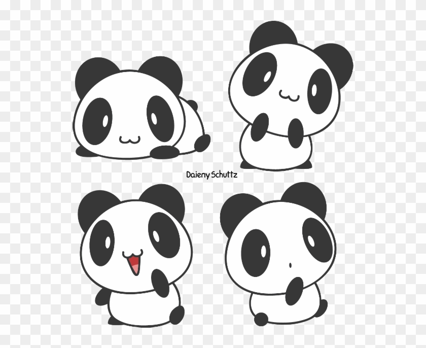 Little Panda By Daieny - Cute Panda Drawing Chibi #441565