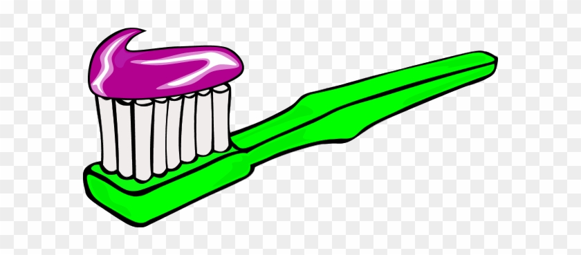 Large Toothbrush And Toothpaste Clipart - Toothbrush Png #441585