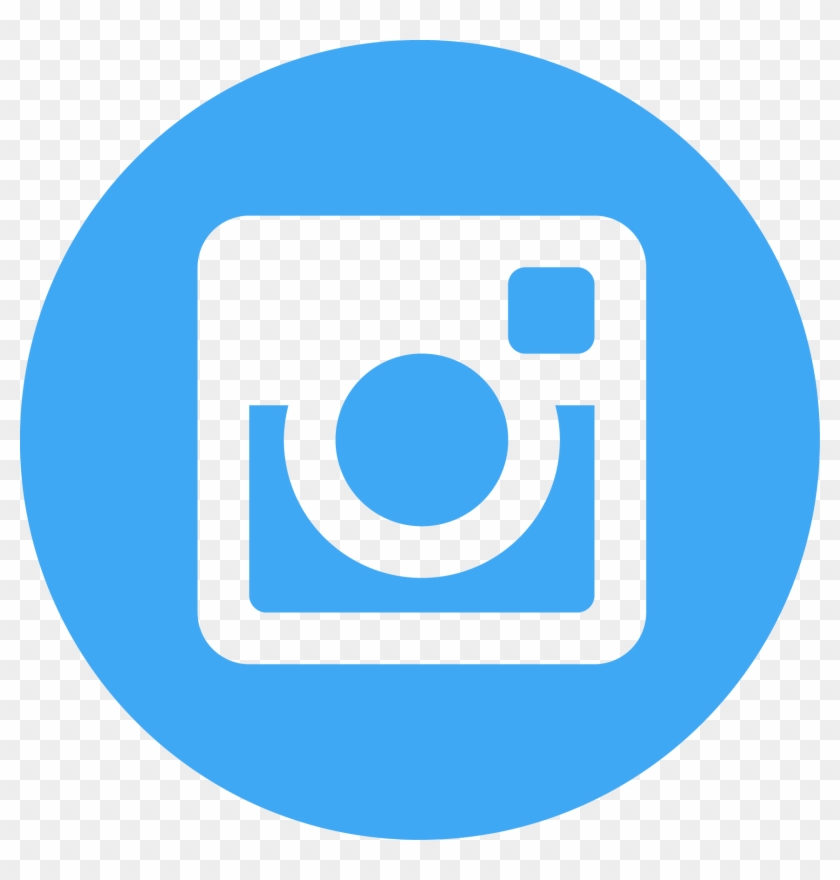 Instagram, Rounded Icon Free Of Rounded Social Media - Instagram Logo Png Blue #441594