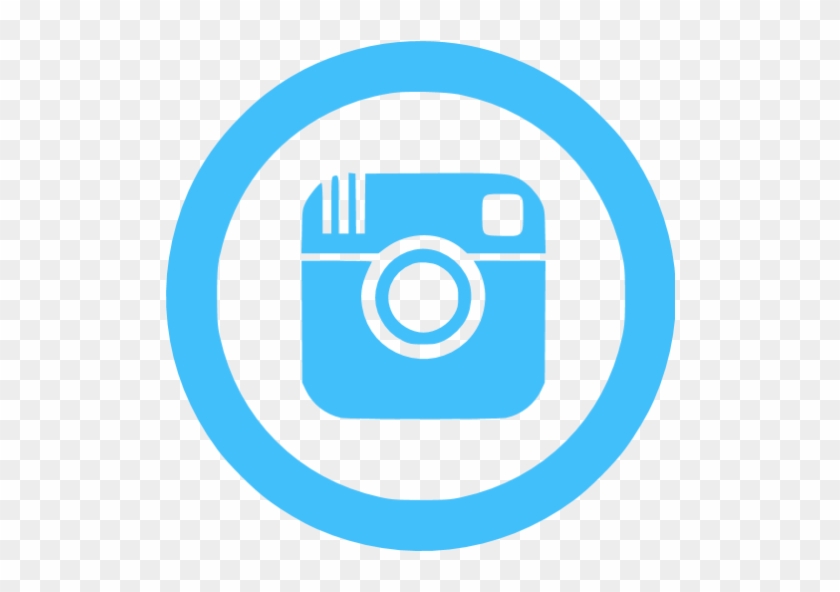 White Instagram Icon - Instagram Icon Png Blue #441614
