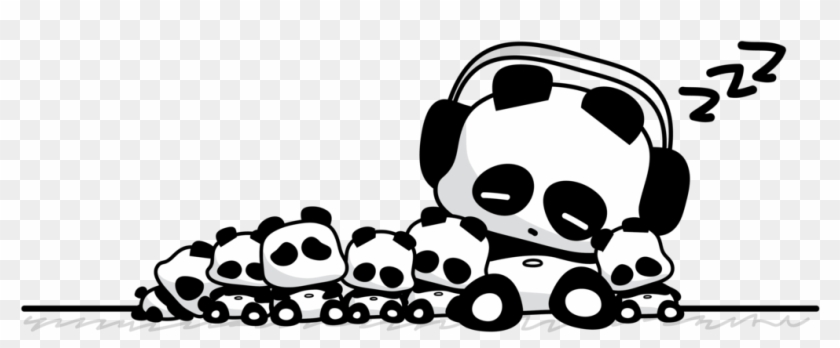 A Bunch Of Sleeping Pandas By Idreaming On Deviantart - Sleeping Panda Drawing #441630