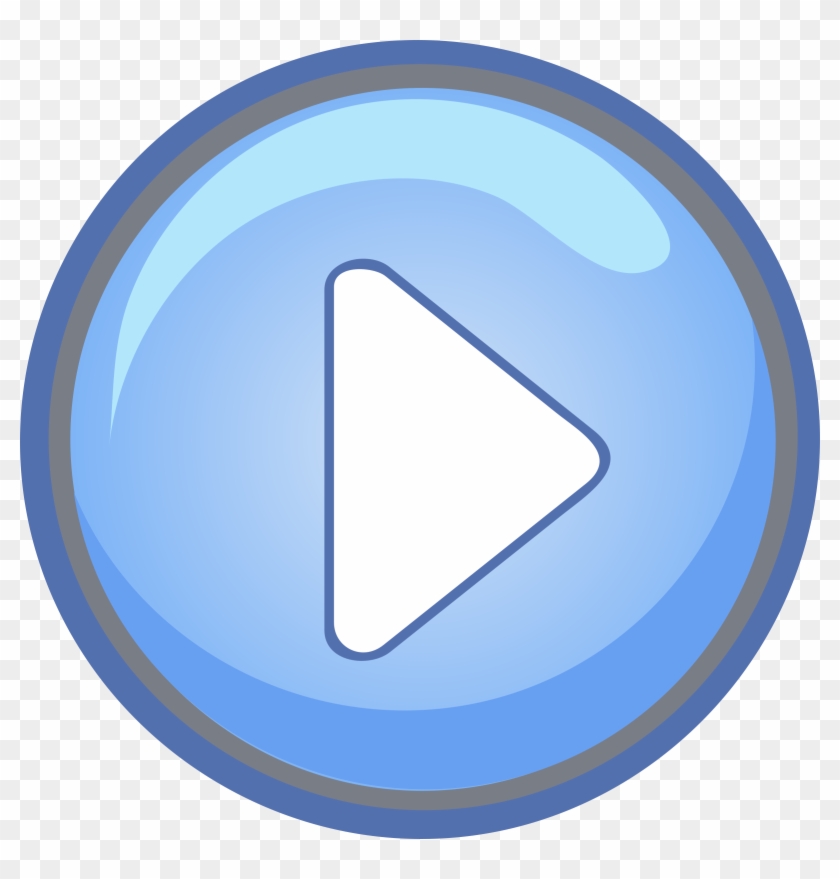 This Free Icons Png Design Of Blue Play Button Pressed - This Free Icons Png Design Of Blue Play Button Pressed #441645