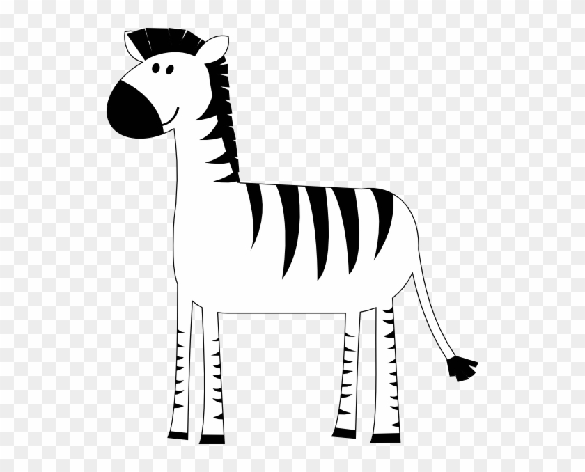 Zebra Clip Art - Zebra Outline Clipart #441655