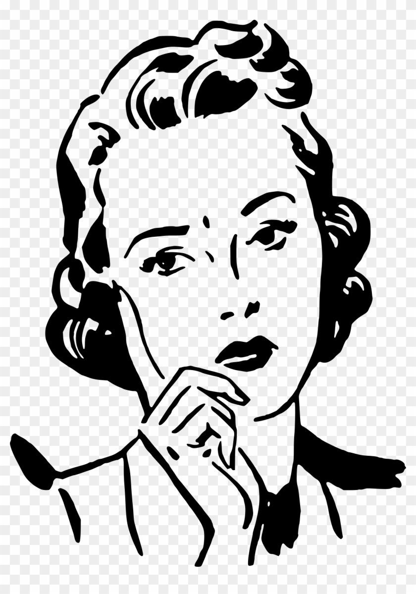 Clipart - 50s Woman Clipart #441704