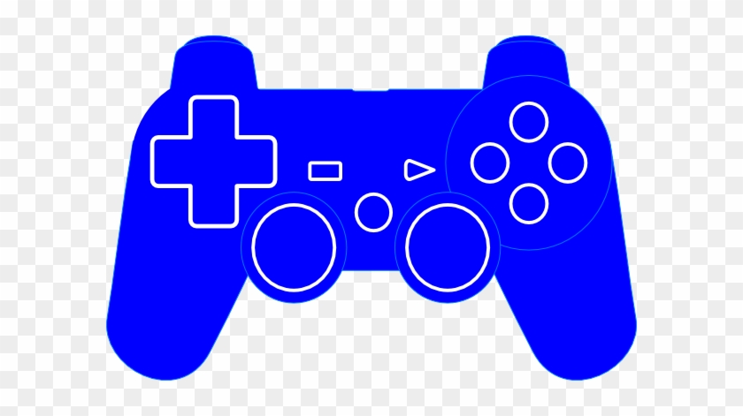 Blue Ps4 Controller Outline Free Transparent Png Clipart Images Download