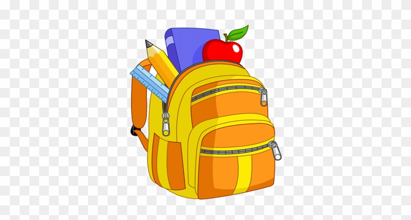 Bag Clipart Preschool - Cartoon School Bag #441771