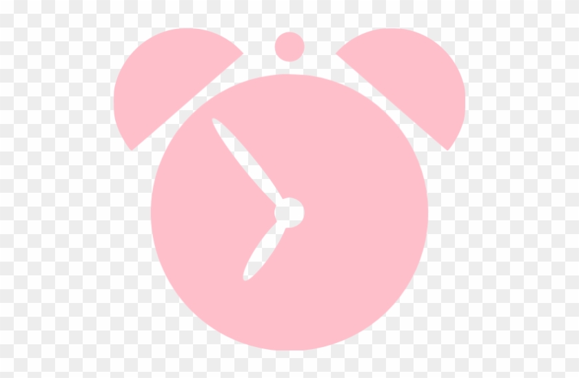 Alarm Clock Icon White #441775