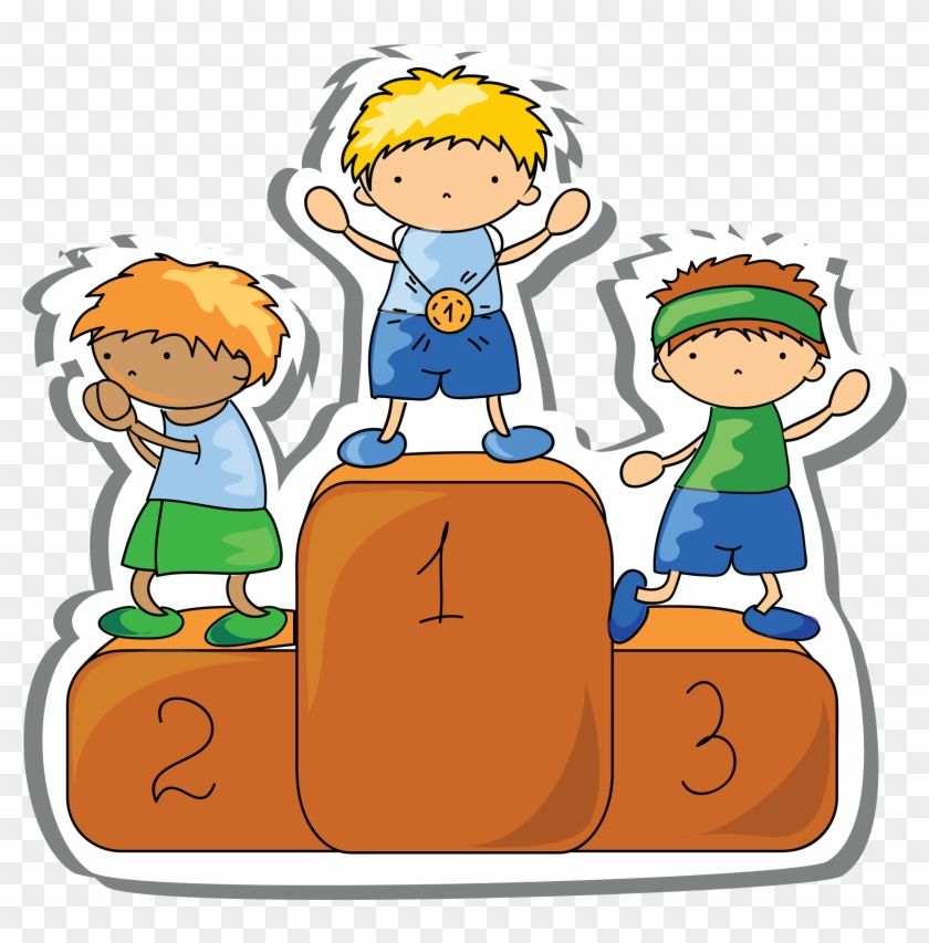 students playing sports clipart cartoon