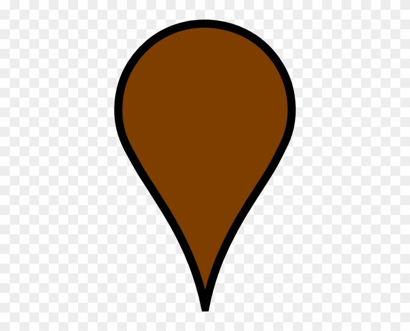 Google Map Icon Brown #441942