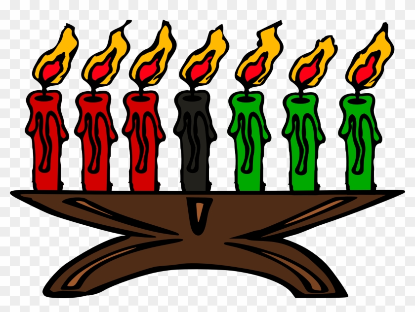 Kwanzaa Candles Kinara Coloring Book Colouring Black - Kwanzaa Candles #441964