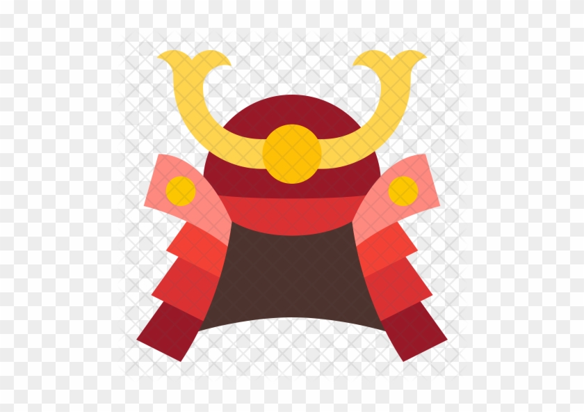 Samurai Helmet Icon - Kabuto Samurai Png #442039