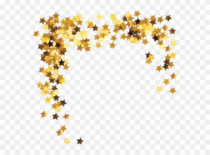 Gold Stars Decoration Png Clipart Picture - Gold Stars Clip Art #442087