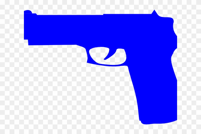 Pistol Clipart Blue Gun - Graphics And More Warning Teenage Boys Beware Dad With #442165