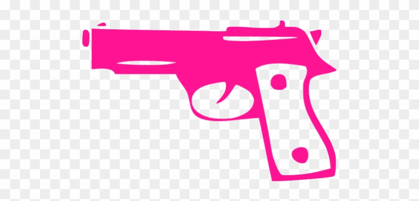 Pink Gun Cliparts - Red Gun Png #442198