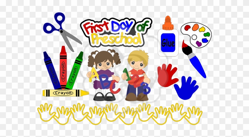 first day of preschool clip art