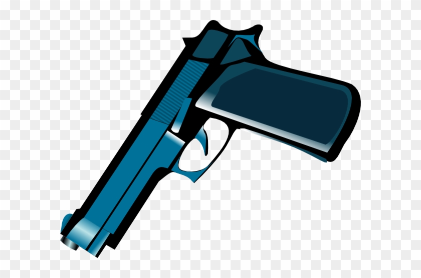 Gun Clip Art - Gun Pointing Down #442259