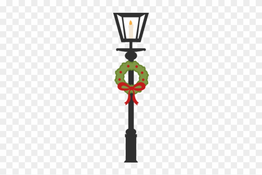 Lamp Post Clipart Christmas - Street Light #442347