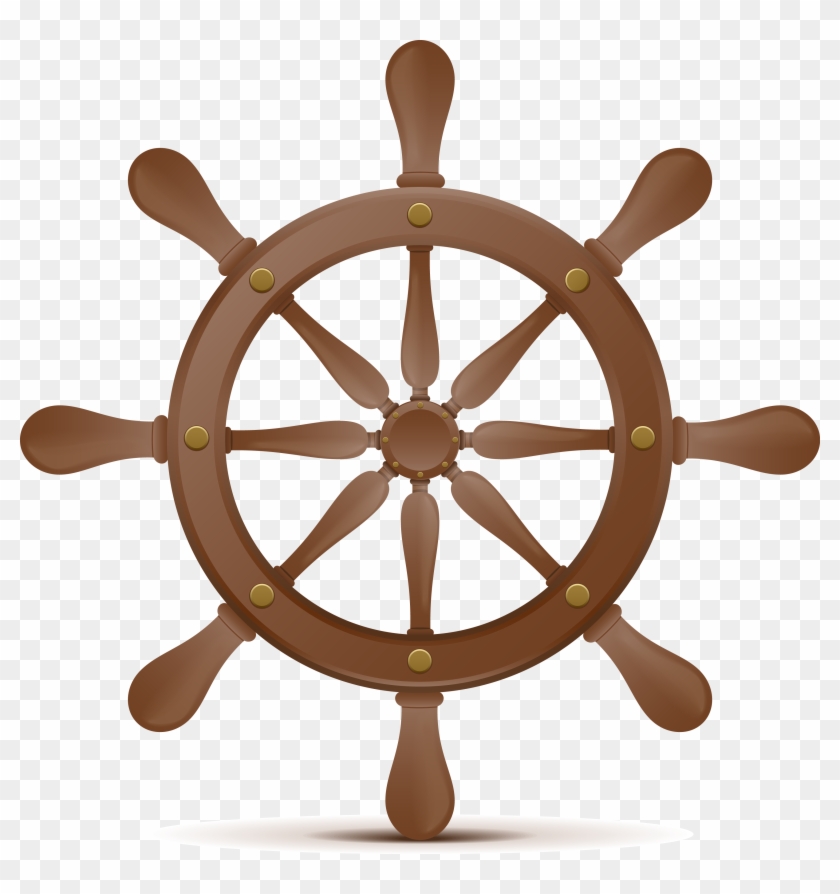 Ships Wheel Clip Art - Ship Steering Wheel #442580