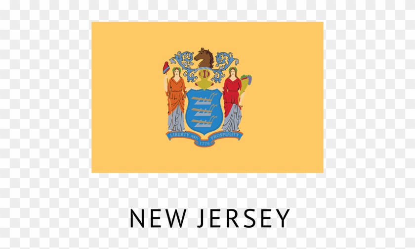 New Jersey State Flag Transparent Png - New Jersey State Seal #442649