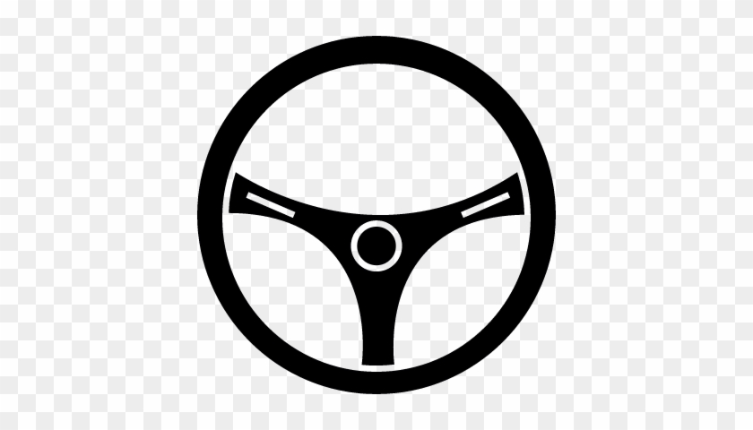 Vehicle Steering Wheel Vector - Volante Png #442698