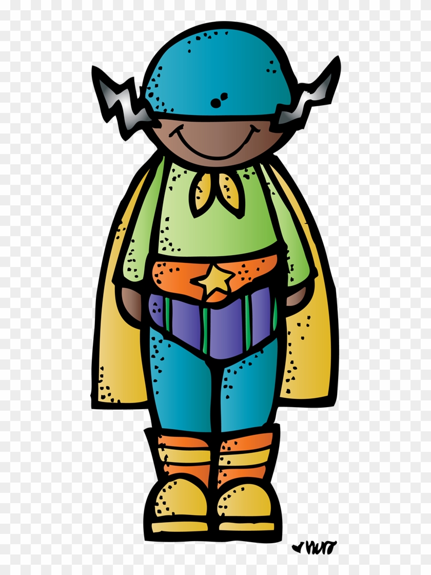 Superhero Boy Girl - Super Hero Clipart Melonheadz #442800