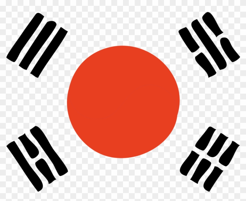 Korean Japanese Flag By Chriswillar - Japan And Korea Flag #442810