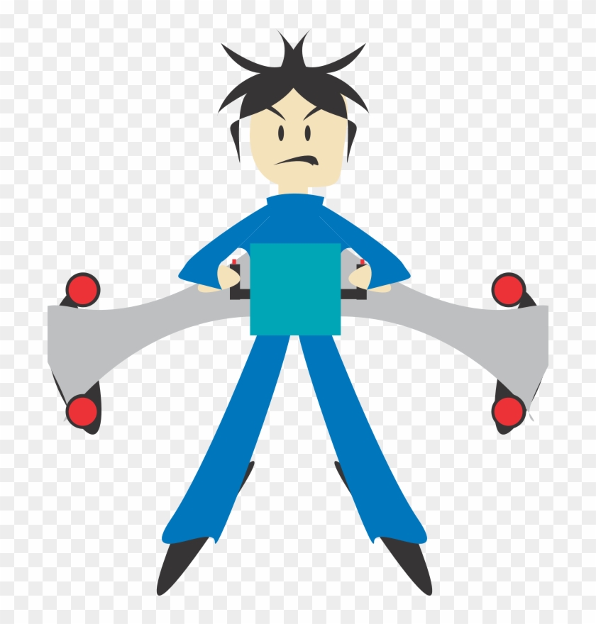 Free Plane Free Man With Jet Pack - Man On A Jetpack Clipart #442844