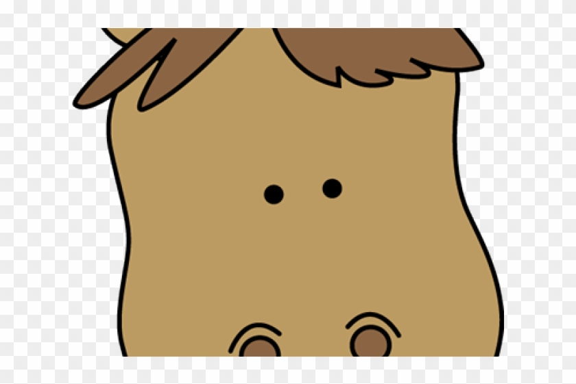 Cute Horse Clipart - Horse Head Clipart Png #442866