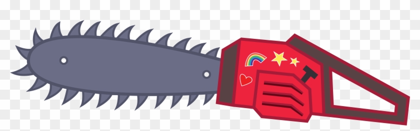 The Chainsaw From Cupcakes Hd By Th3anim8er On Clipart - Mlp Chainsaw Cutie Mark #442889