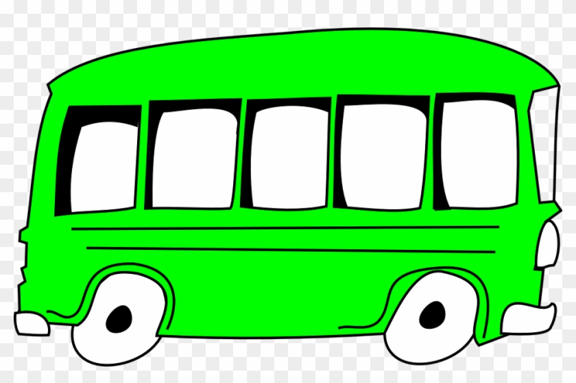 Bus Clip Art 15, - รถ การ์ตูน สี เขียว #442893