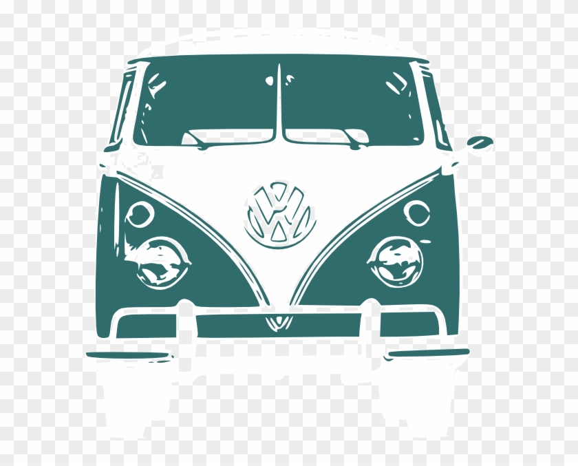 Vw Bus Clipart - Volkswagen Van Front View #442913