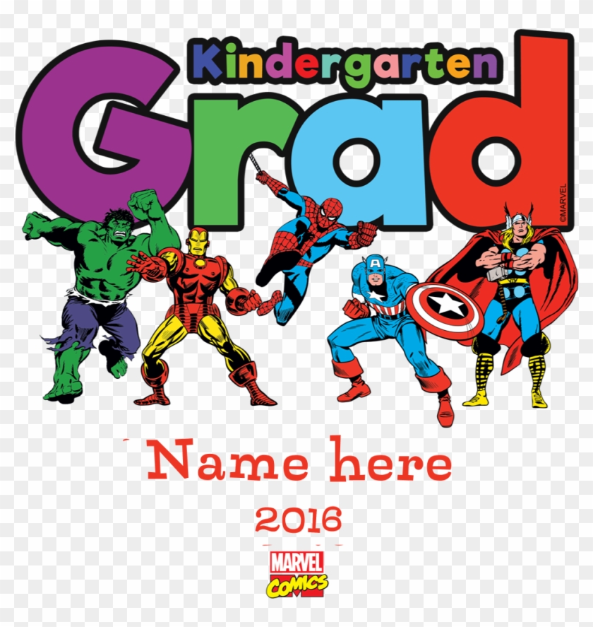 Captain America Thor Superhero Graduation Ceremony - Clipart Preschool Graduation Transparent Background #443006