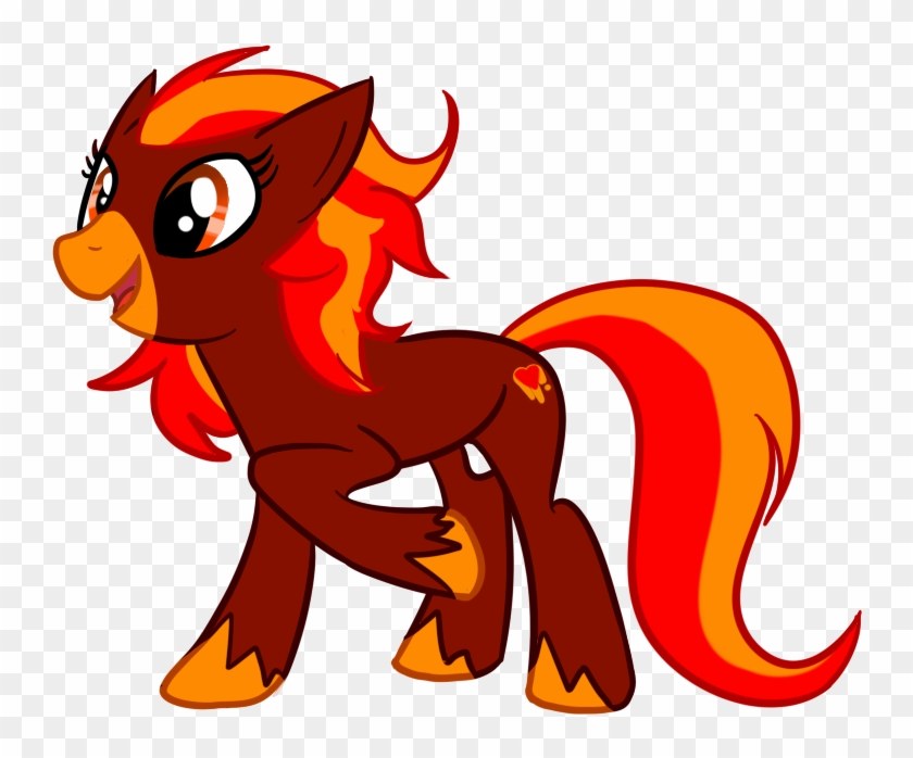 Lava Heart Pony By Lavaheart6 - Cartoon #443078