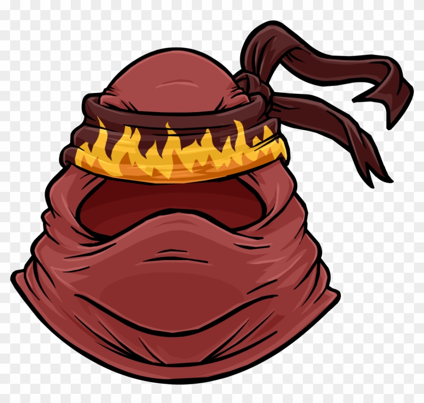 Lava Mask - Club Penguin Card Jitsu Fire #443100