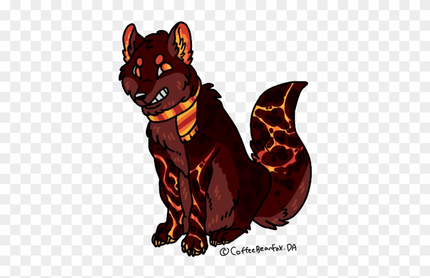 Lava Wolf By Coffeebeanfox - Lavawolf #443101