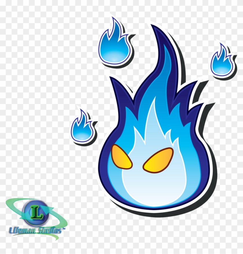 Ember / Blue Lava Bubble - Lava Bubble Paper Mario #443161