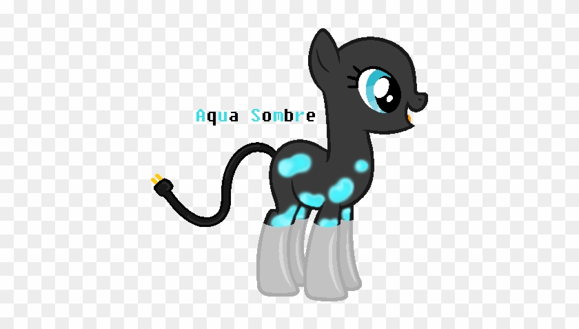 Aqua Sombre- Lava Lamp Pony By Nanobun - Cartoon #443214