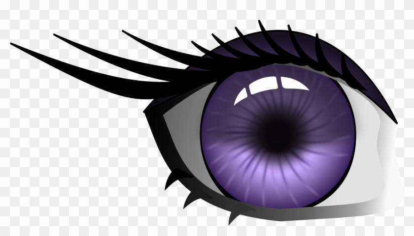 Big Image - Transparent Purple Eye #443234
