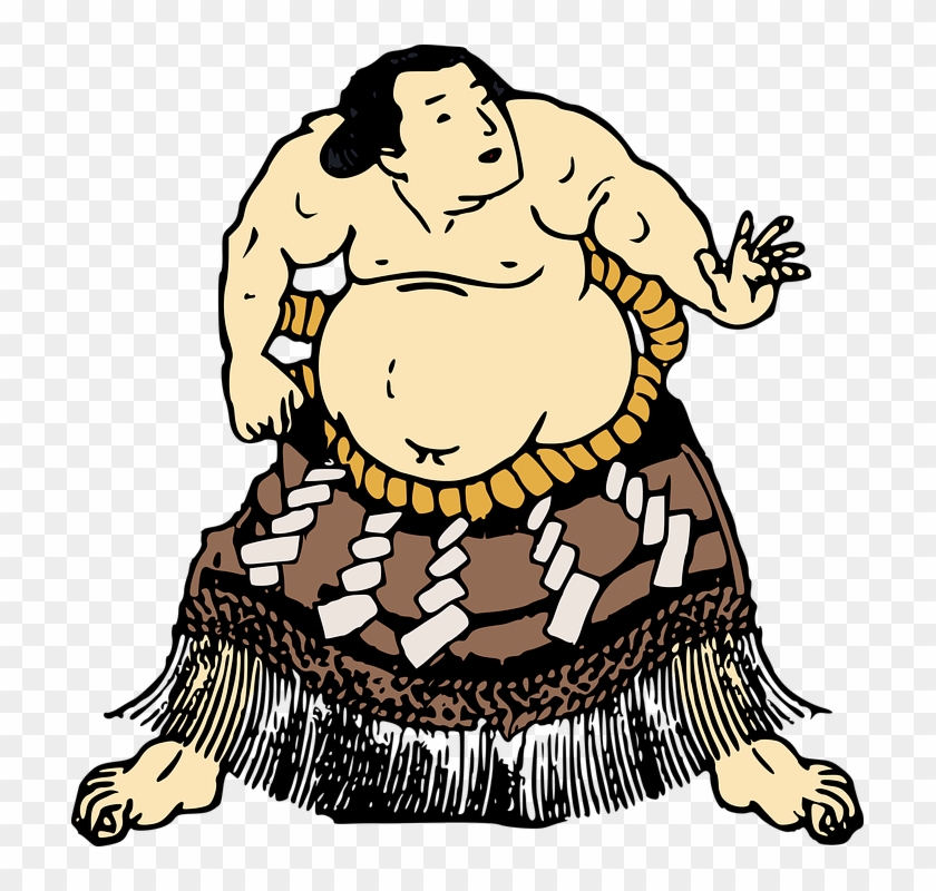 Raw Wrestling Cliparts 1, Buy Clip Art - Sumo Png #443480