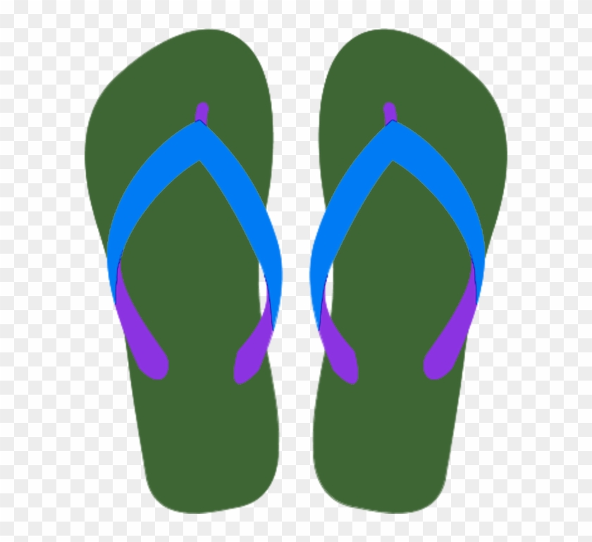 Sand Bucket Clip Art - Flip-flops #443502