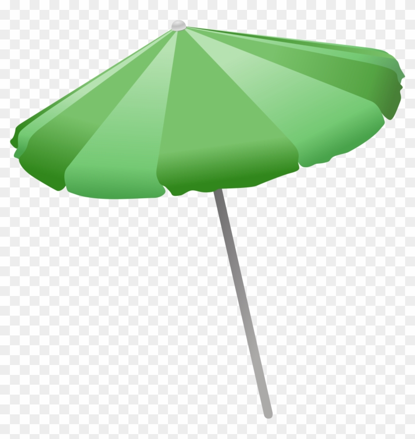Flip Flop And Beach Umbrella Clipart - Beach Umbrella Transparent Background #443543