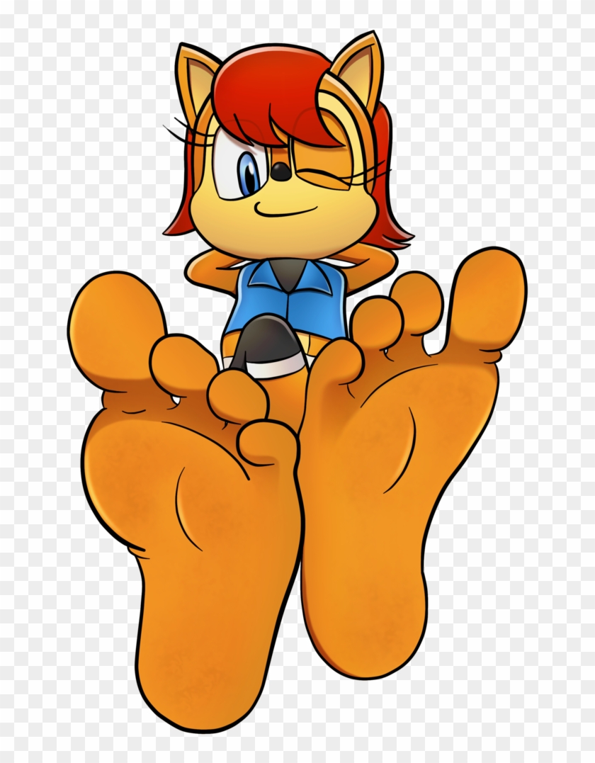 Princess Sally's Naughty Soles By Feetymcfoot - Sally Acorn Playful Toes #443562