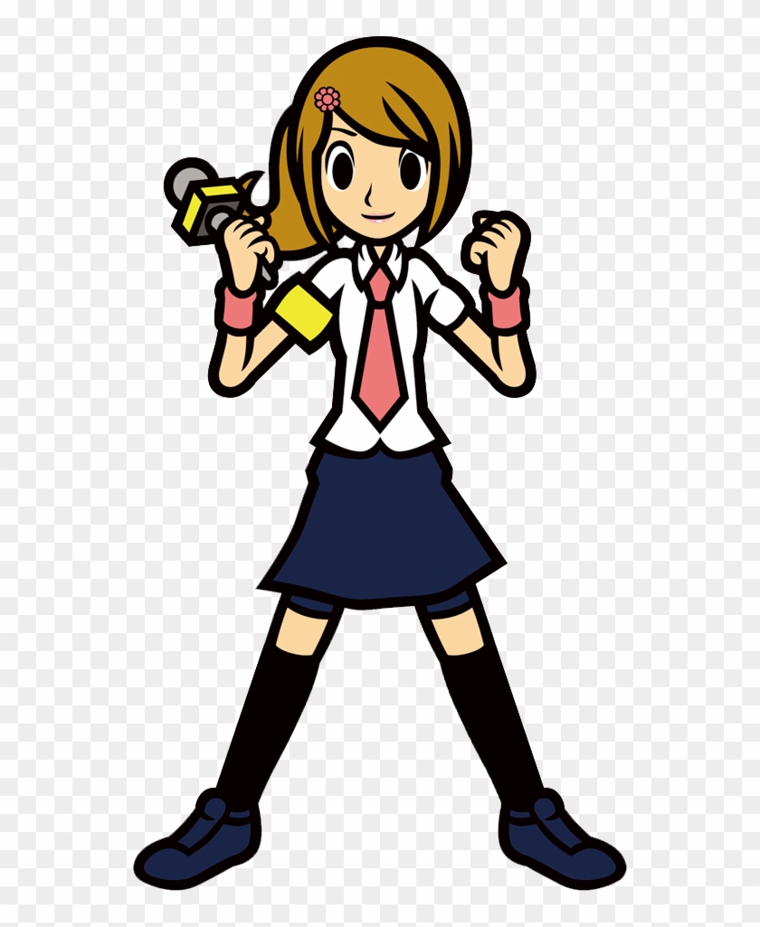 Reporter Reports In - Rhythm Heaven Fever Reporter.