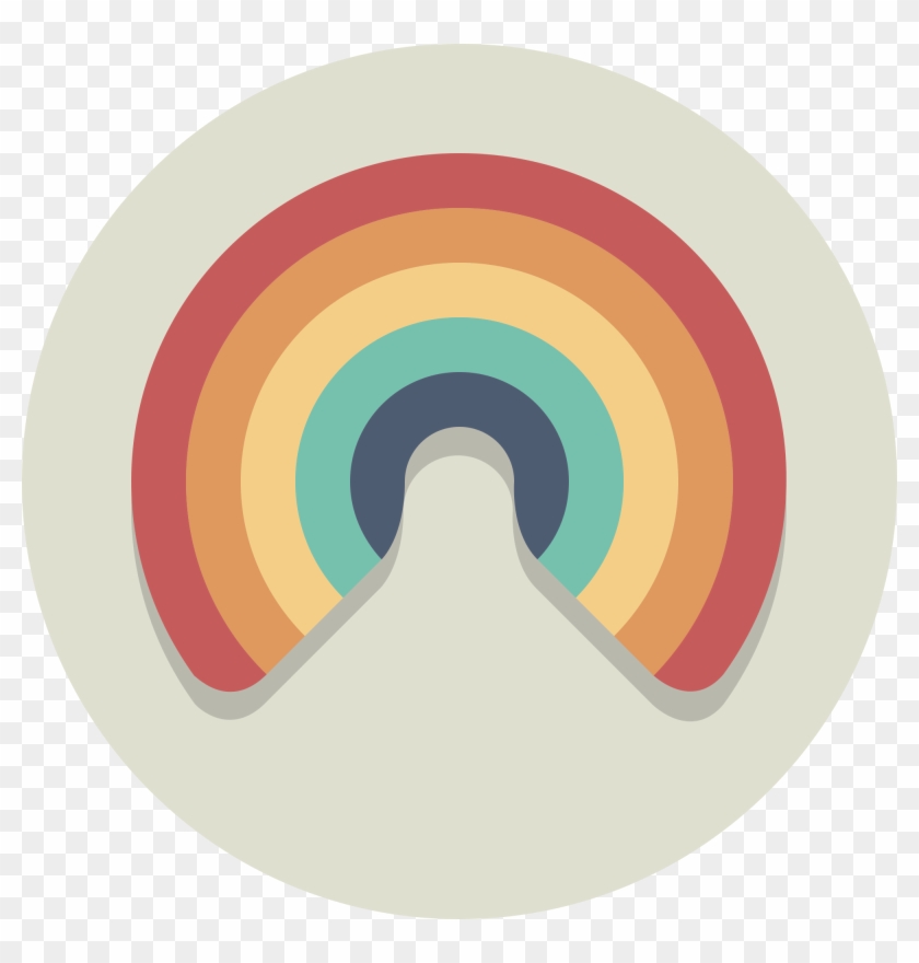 Open - Rainbow Icon Png #443593