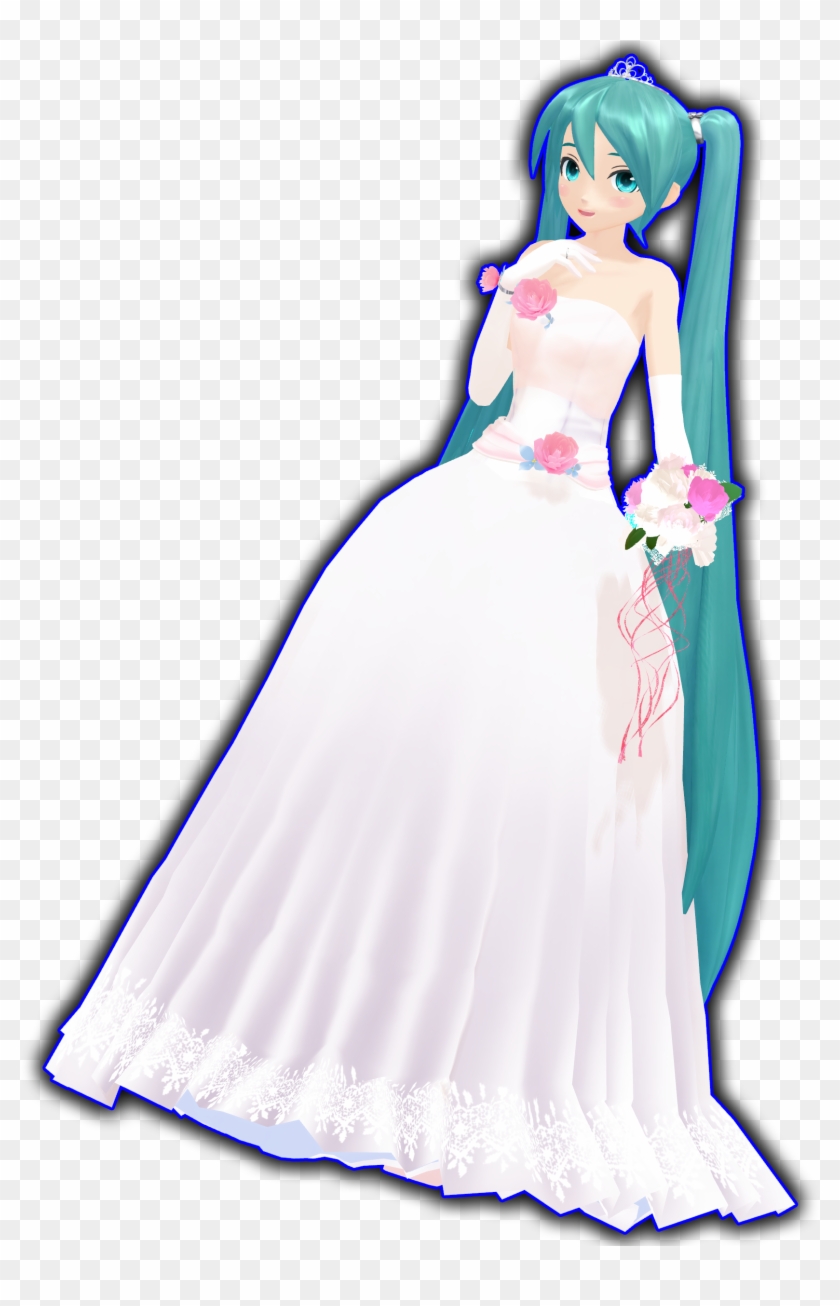 By Umii Tan Colon Bride Miku Download By Umii Tan - Mmd Bride Miku Dl #443607